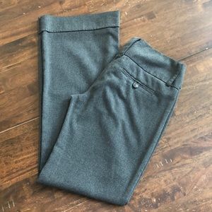 Stoosh Junior's Flare Cuffed Dress Pants Grey Slacks Wide Leg Size 5
